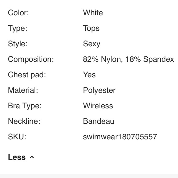 🆕 Marble Print Beach Bandeau Top - Picture 5 of 5